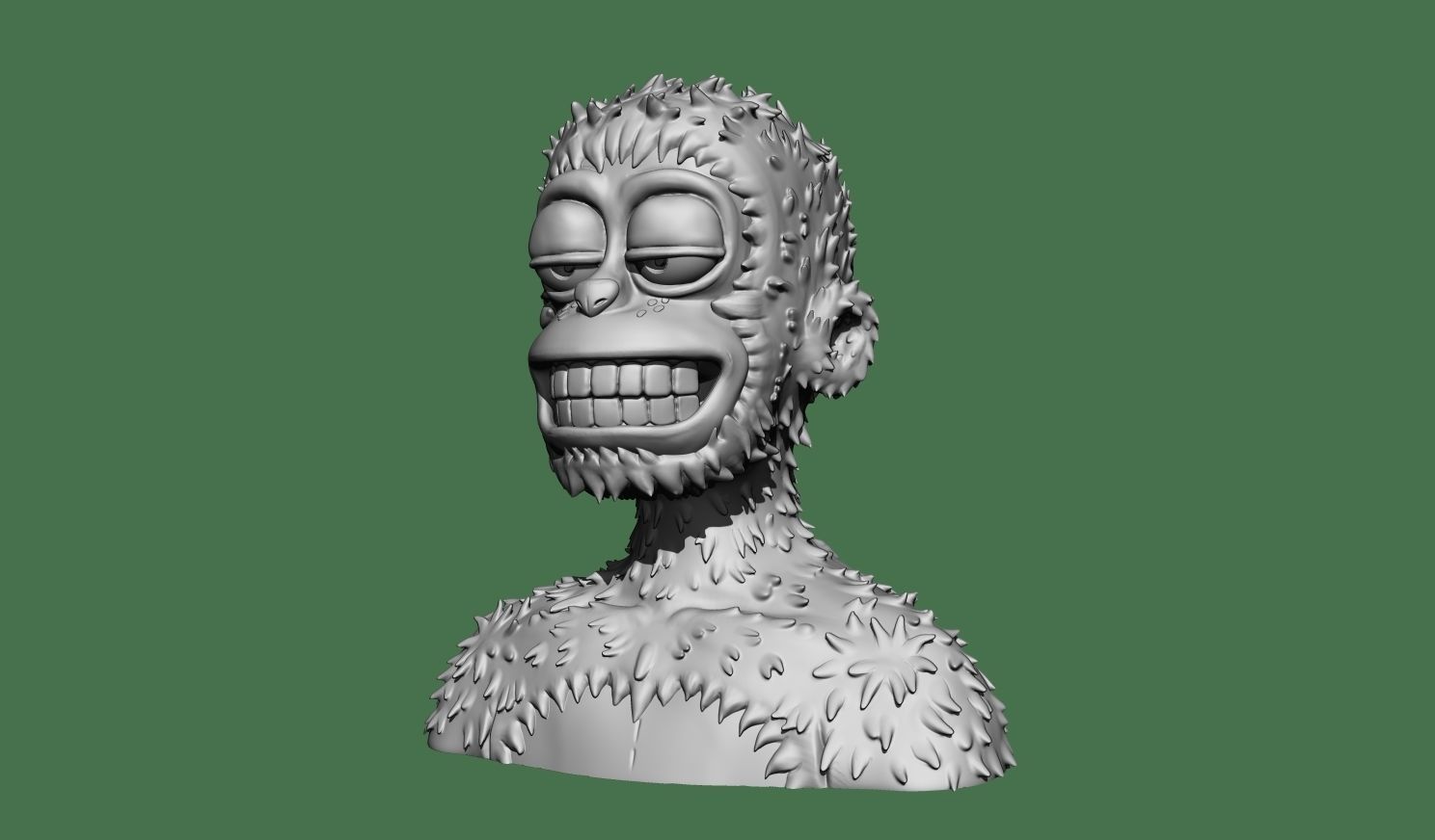 Ape nft 10 3D print model_3