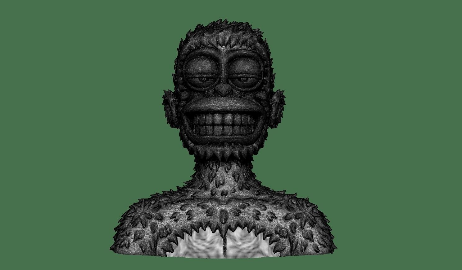 Ape nft 10 3D print model_7