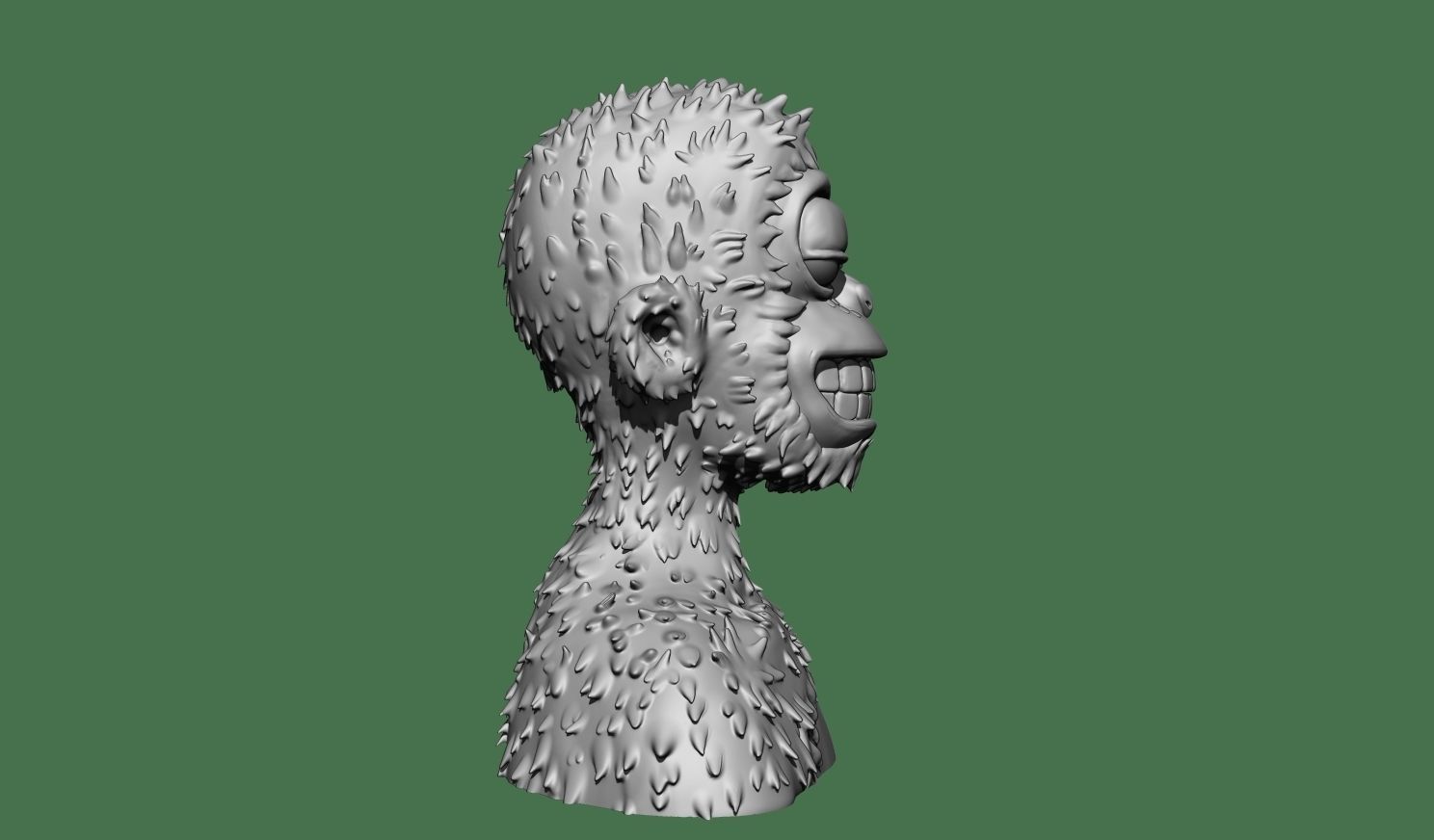 Ape nft 10 3D print model_6