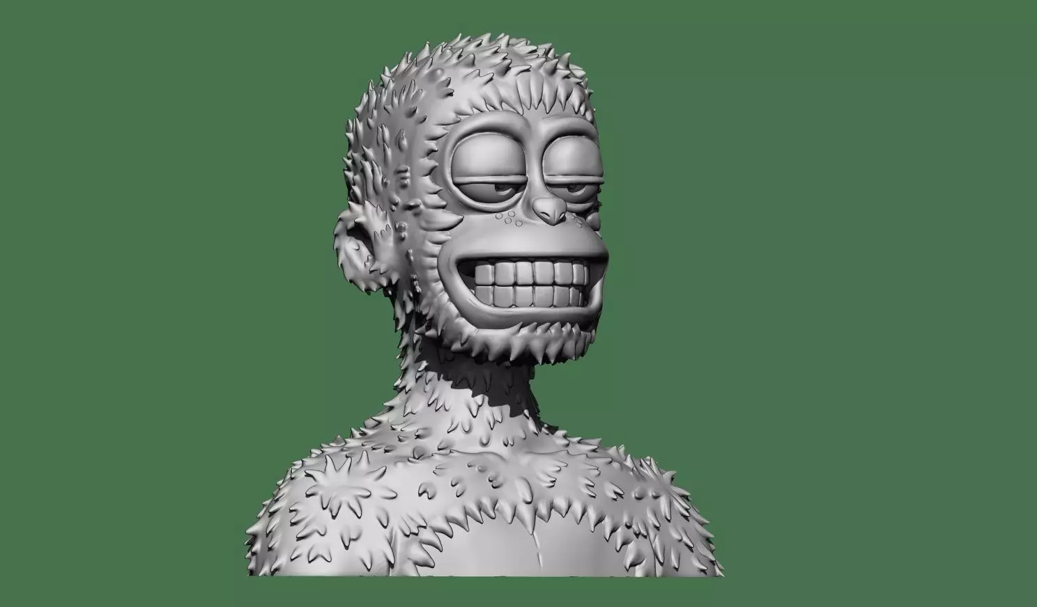 Ape nft 10 3D print model_0