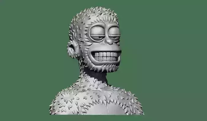 Ape nft 10 3D print model