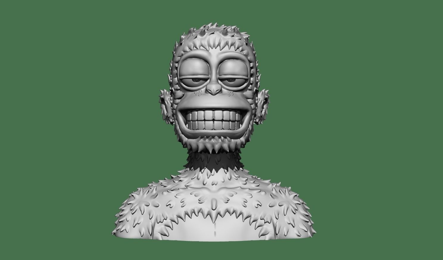 Ape nft 10 3D print model_2