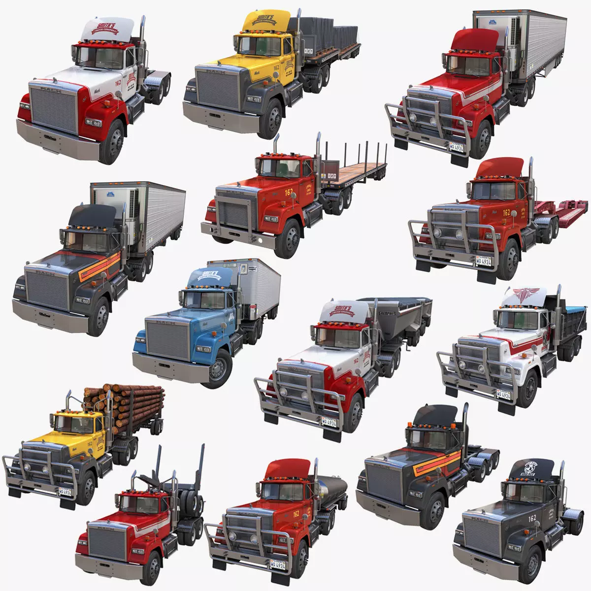 American semitrucks collection _0