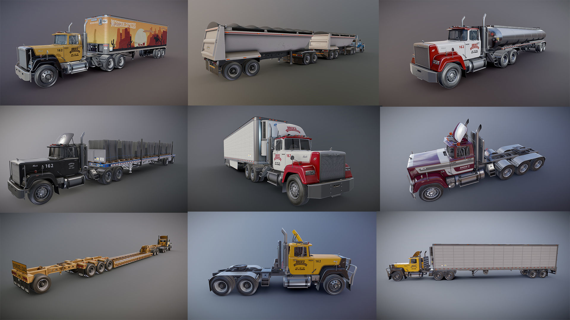 American semitrucks collection _2