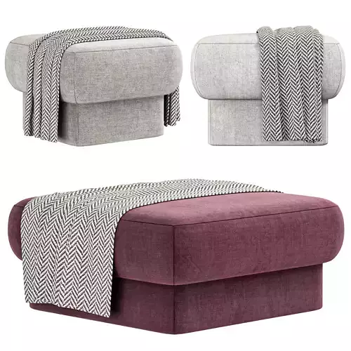 Kate Square Pouf by Domkapa