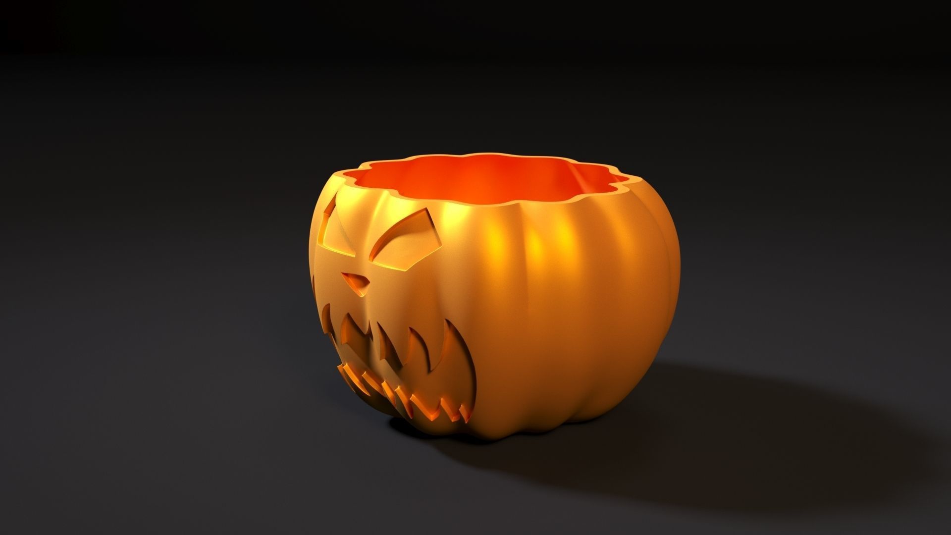 Pumpkin pots 3 3D print model_1