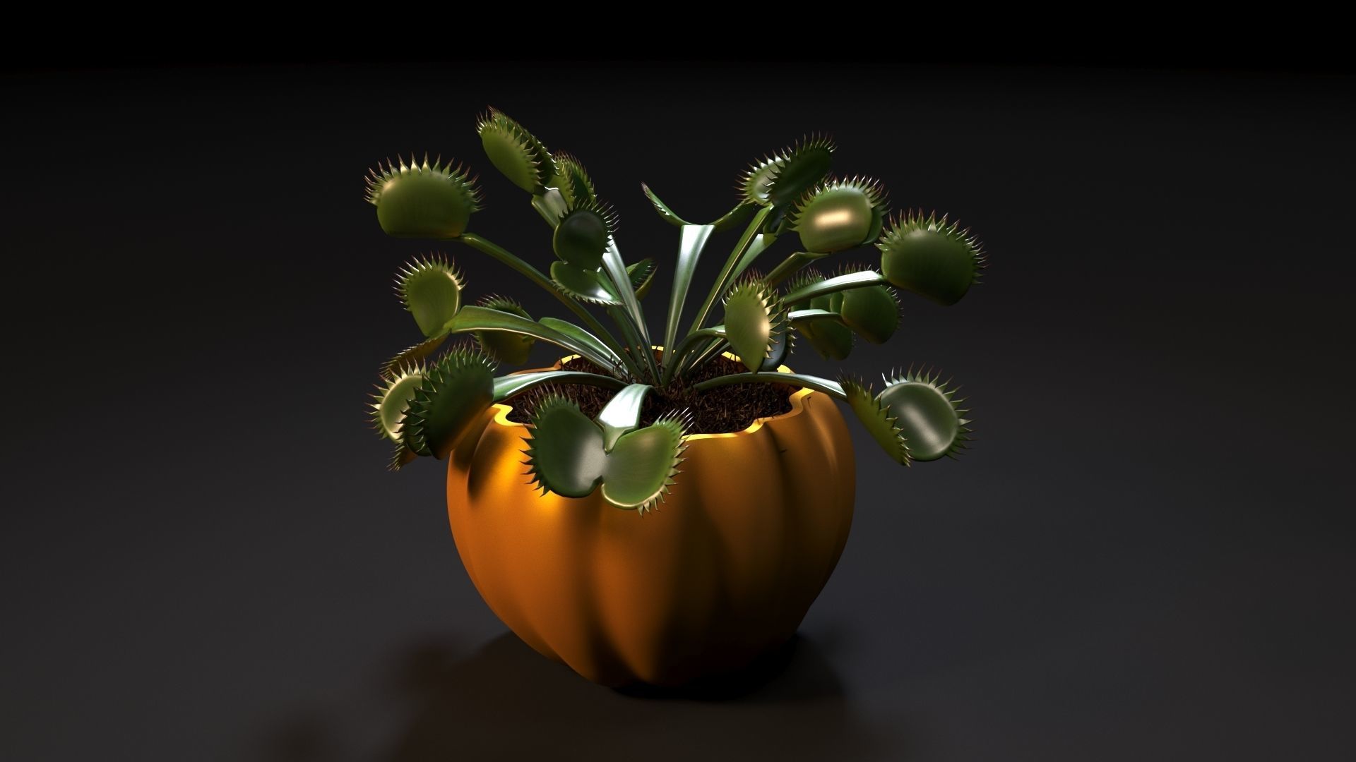Pumpkin pots 3 3D print model_14