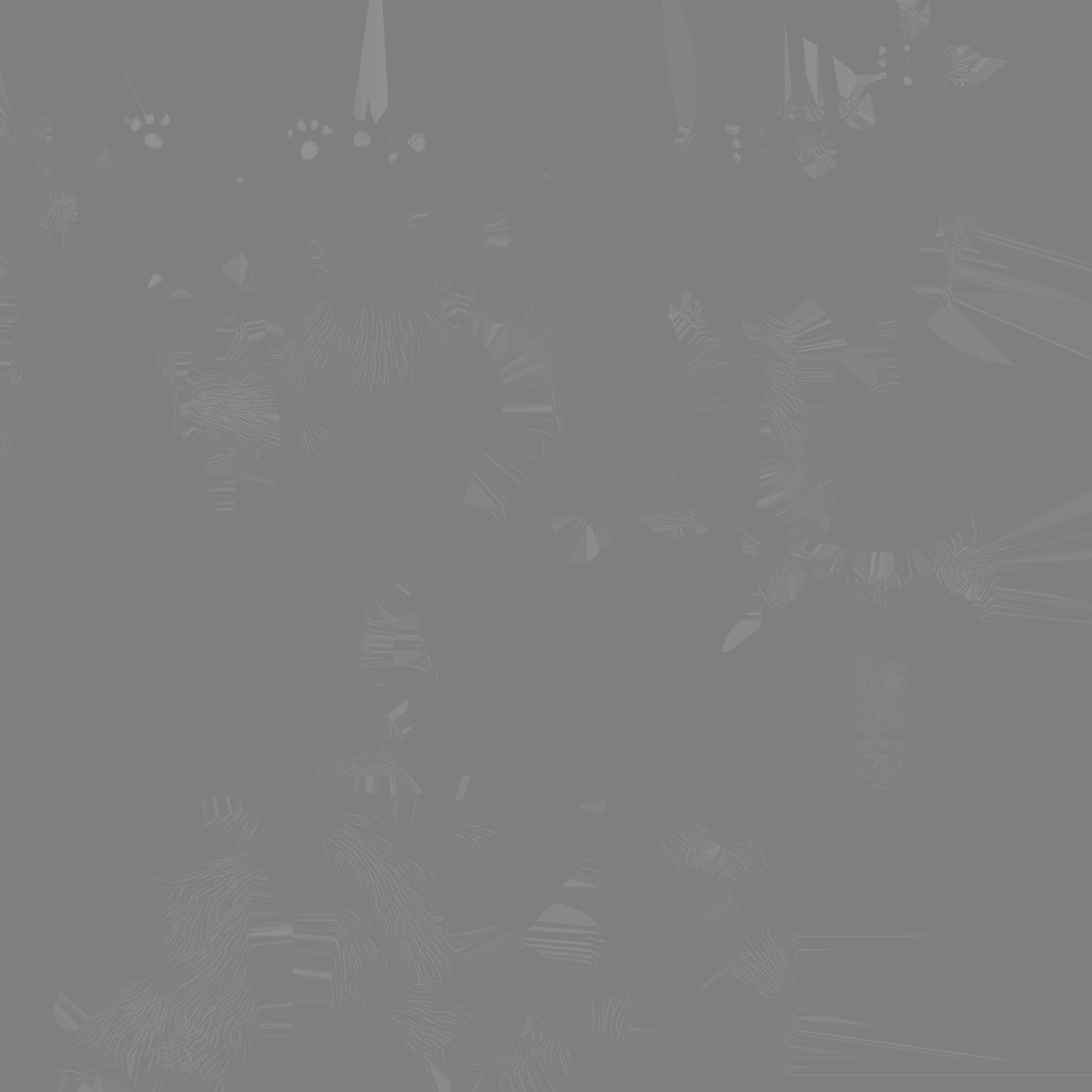 Cat Cartoon Animated and Rigged Low-poly 3D model_20