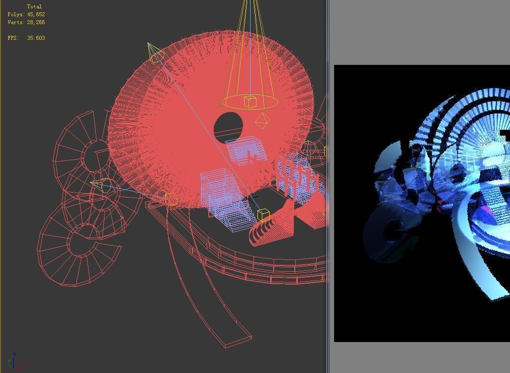 Carnival stage 18 3D model_2