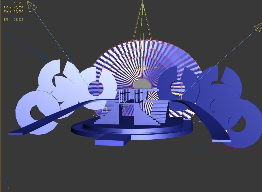 Carnival stage 18 3D model_3