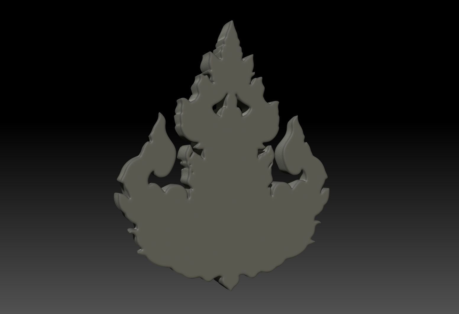 Thai Ornament Decor Bas Relied 18 - 231008 3D print model_5