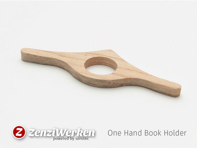 Book page holder 3D print model_10