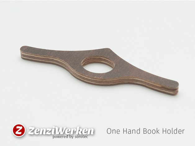 Book page holder 3D print model_7