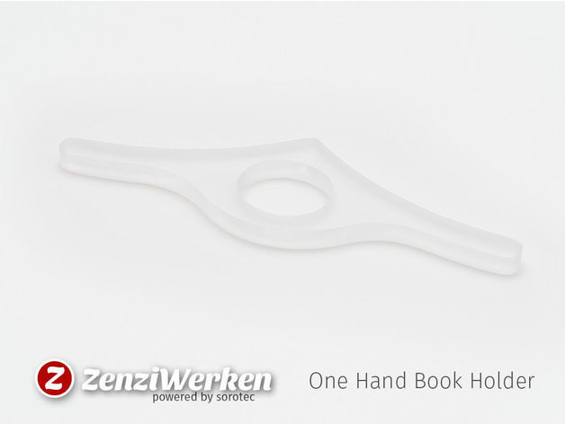 Book page holder 3D print model_8