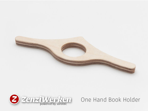 Book page holder 3D print model_5