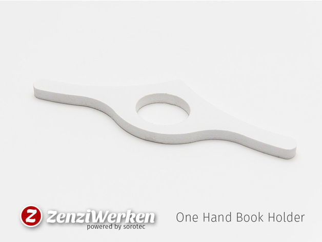 Book page holder 3D print model_3