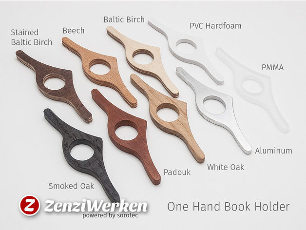 Book page holder 3D print model_6