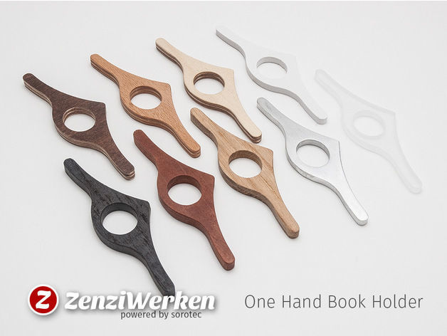 Book page holder 3D print model_9