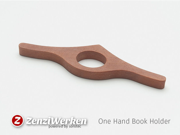 Book page holder 3D print model_1