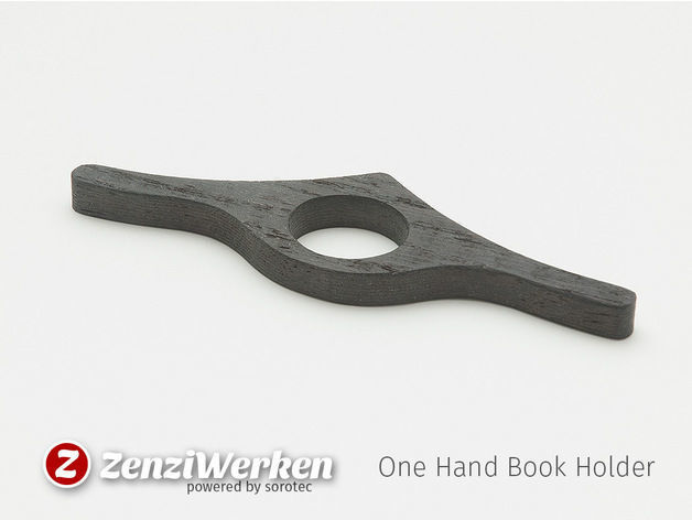 Book page holder 3D print model_2