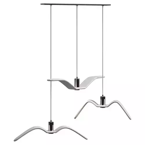 Hanging plastic Led Lamp Bird