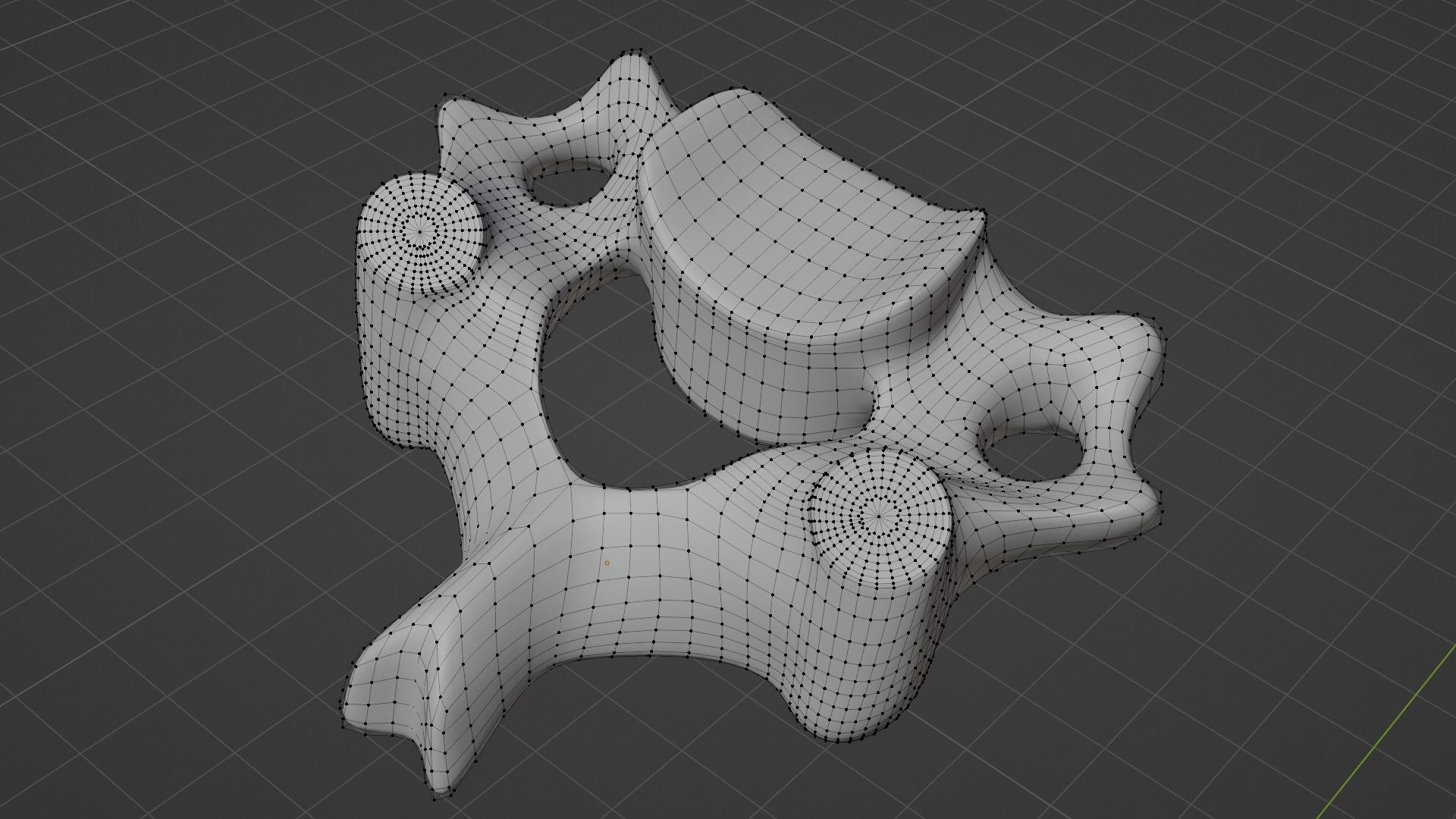 The Third Cervical Vertebra 3D model_6