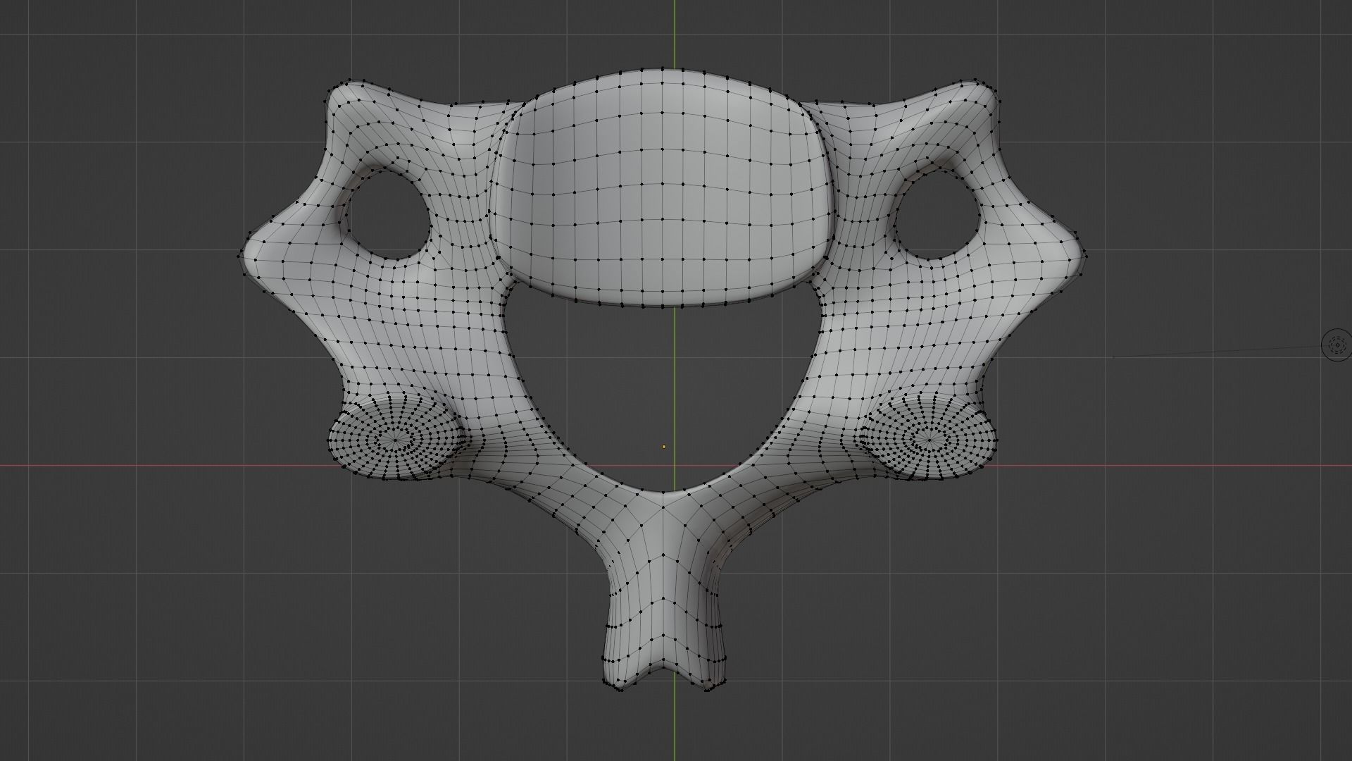 The Third Cervical Vertebra 3D model_11