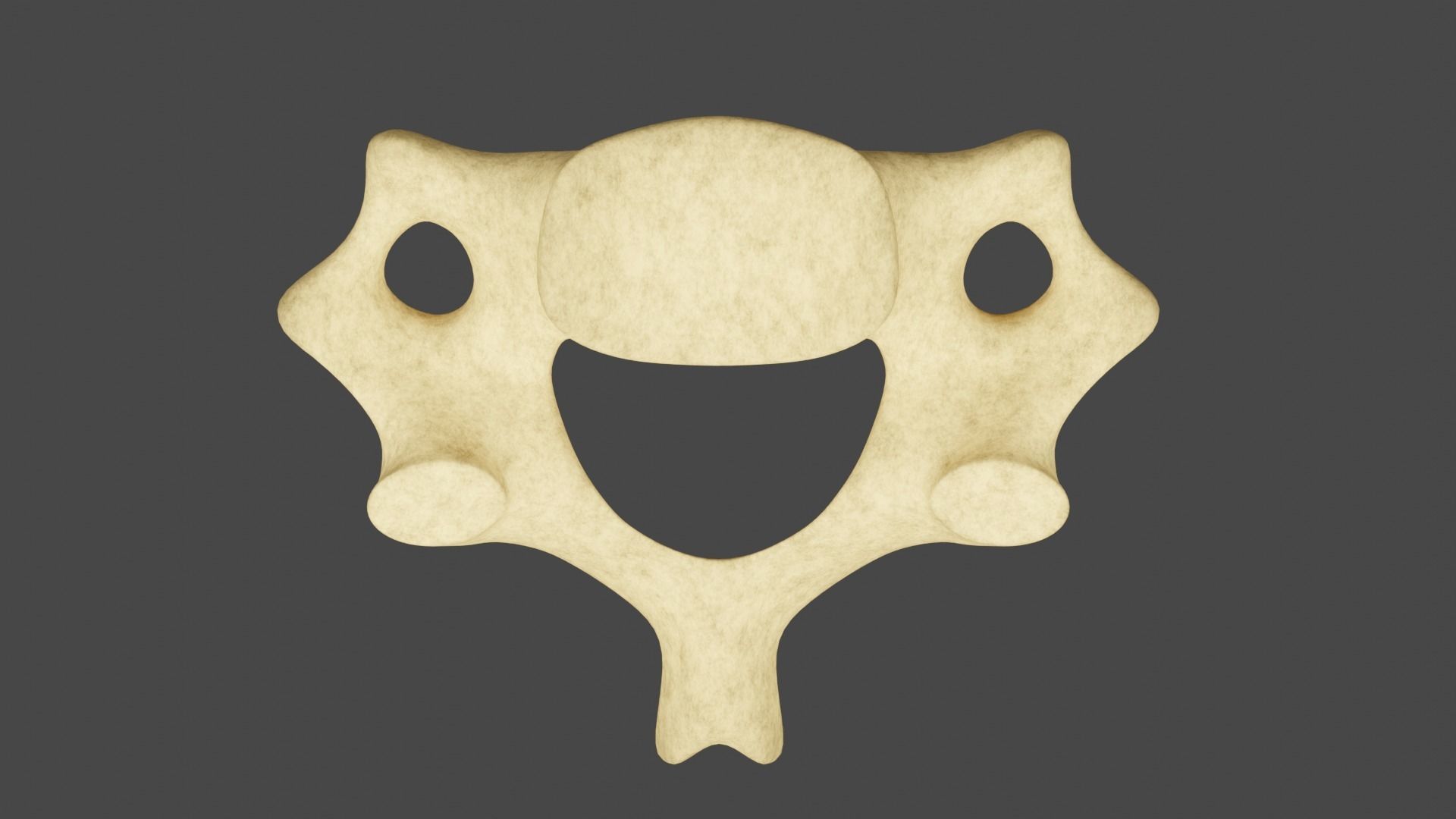 The Third Cervical Vertebra 3D model_3