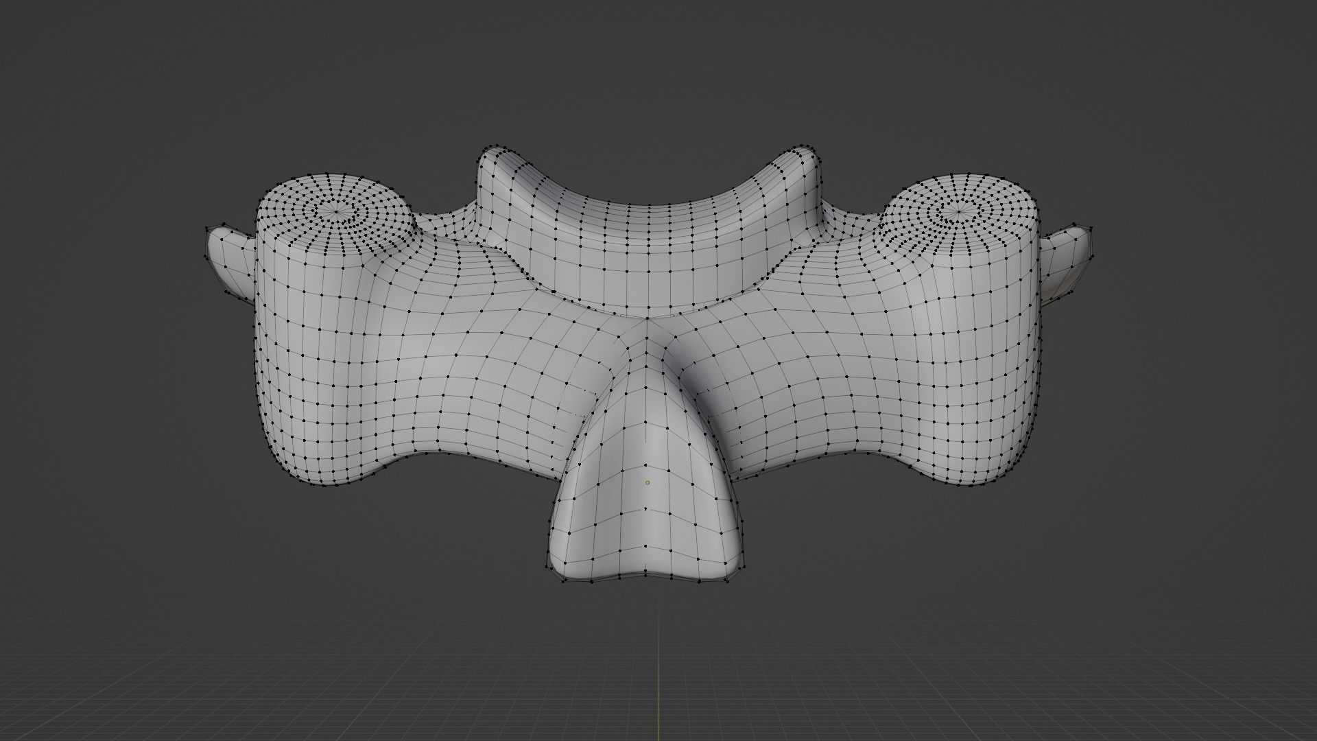The Third Cervical Vertebra 3D model_7