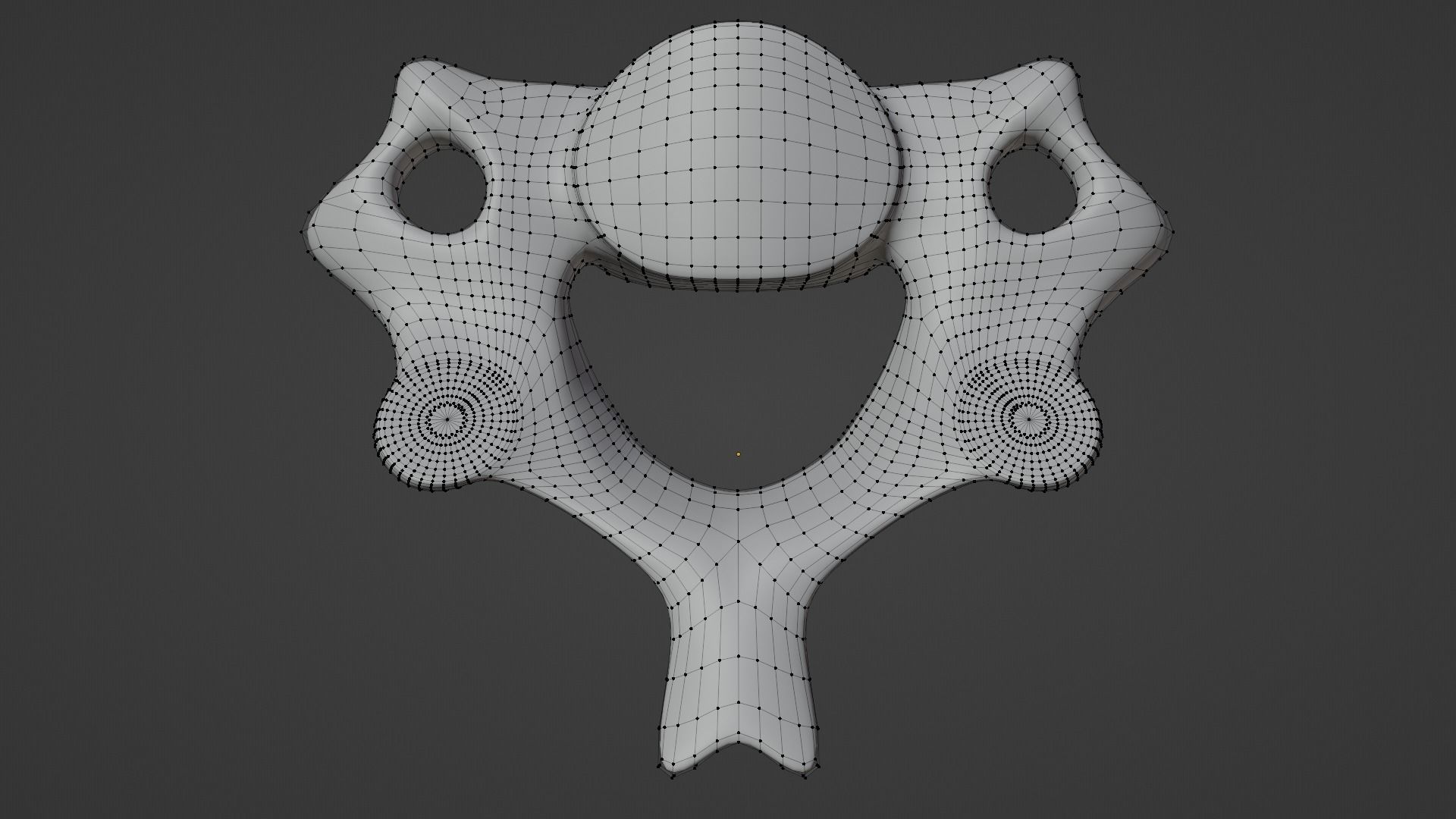 The Third Cervical Vertebra 3D model_10