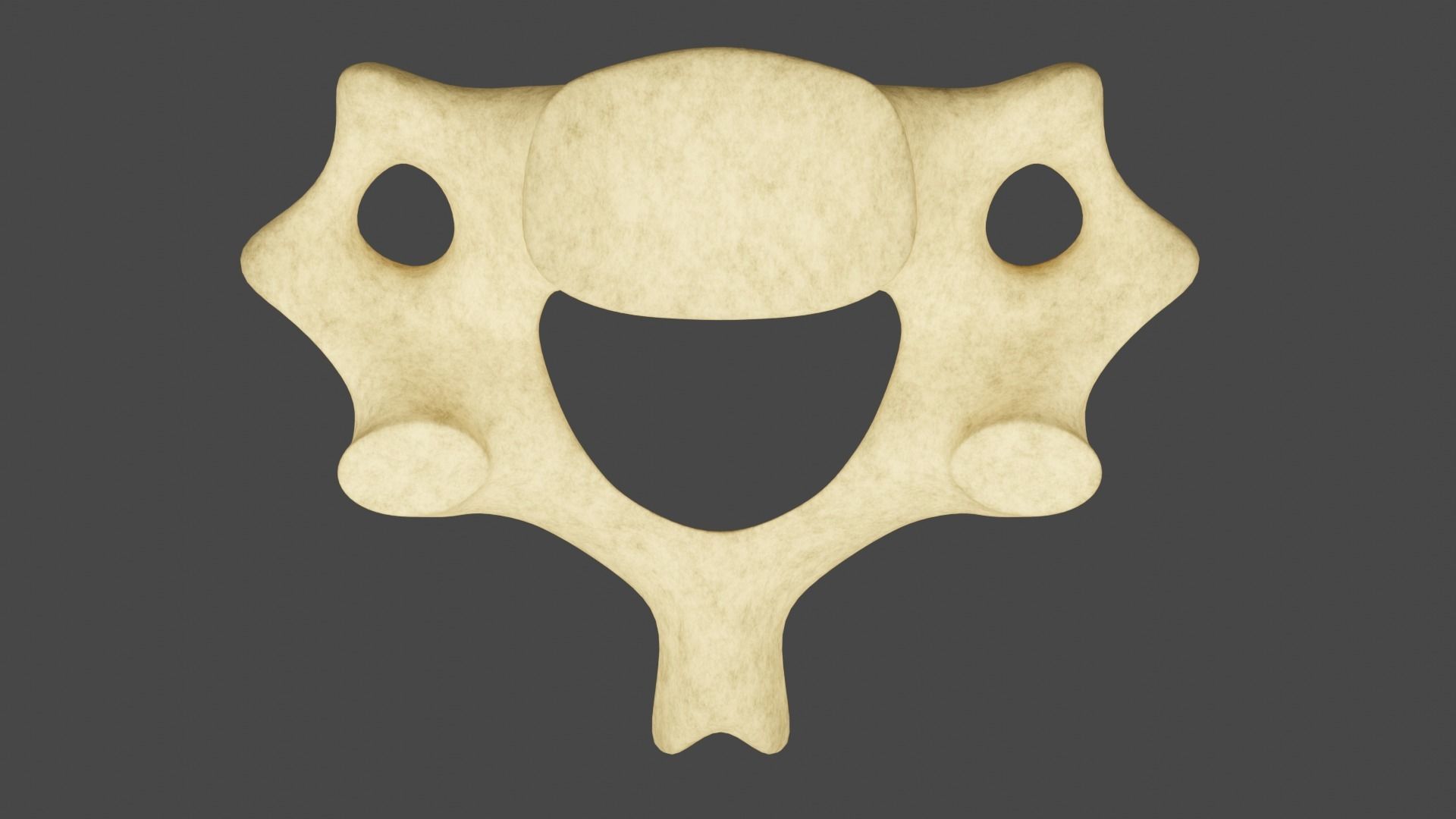 The Third Cervical Vertebra 3D model_5