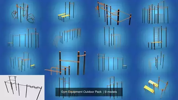 Gym Equipment Outdoor Pack 