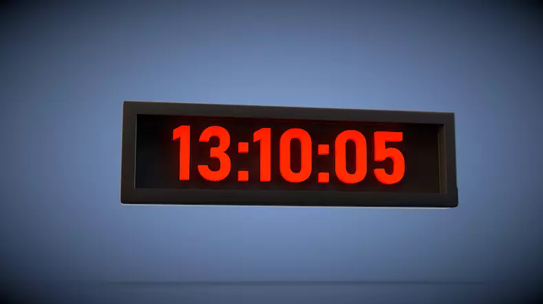 Digital watch Free low-poly 3D model
