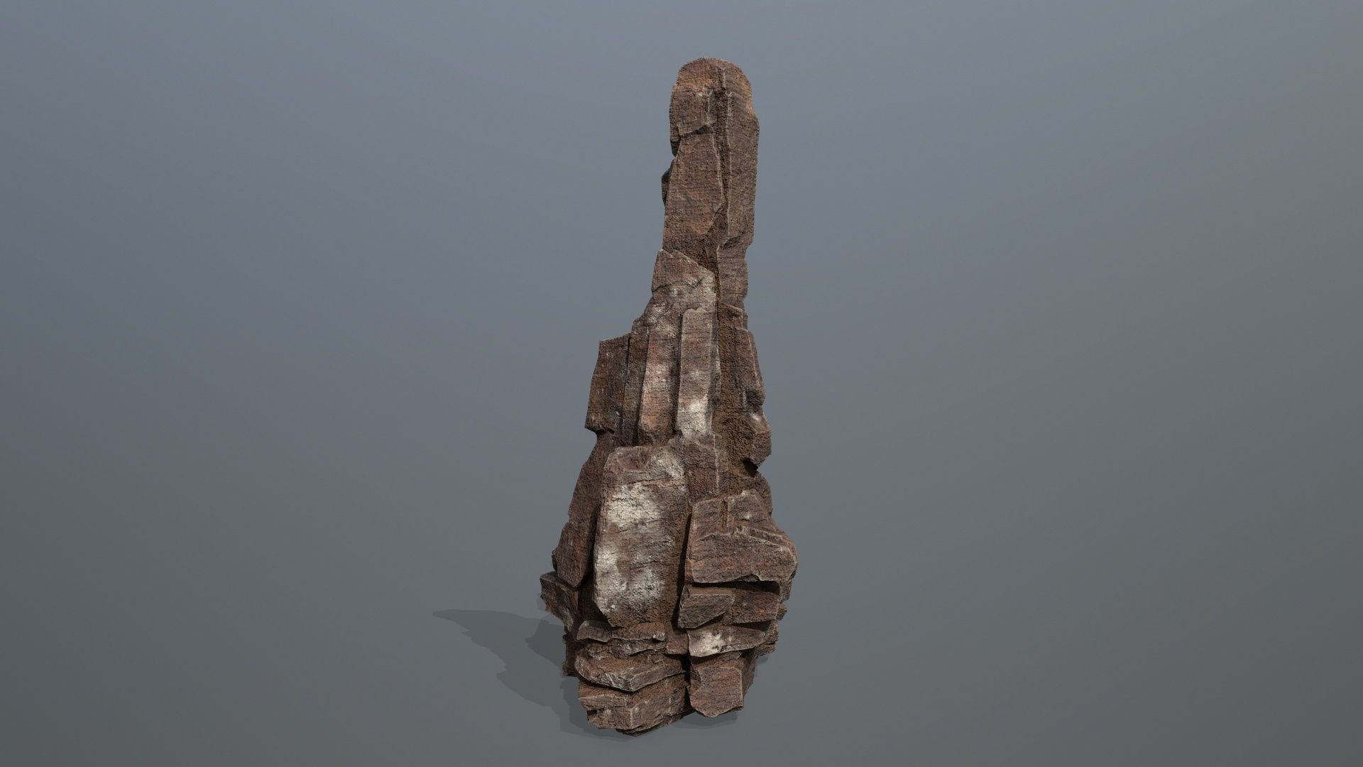 desert rocks Low-poly 3D model_3