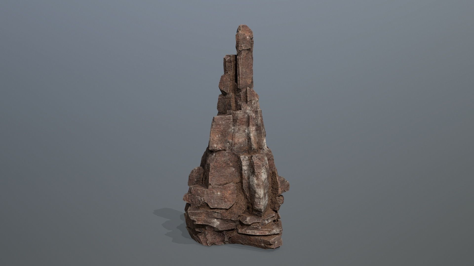 desert rocks Low-poly 3D model_8