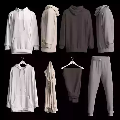  Hoody set Clothes Set