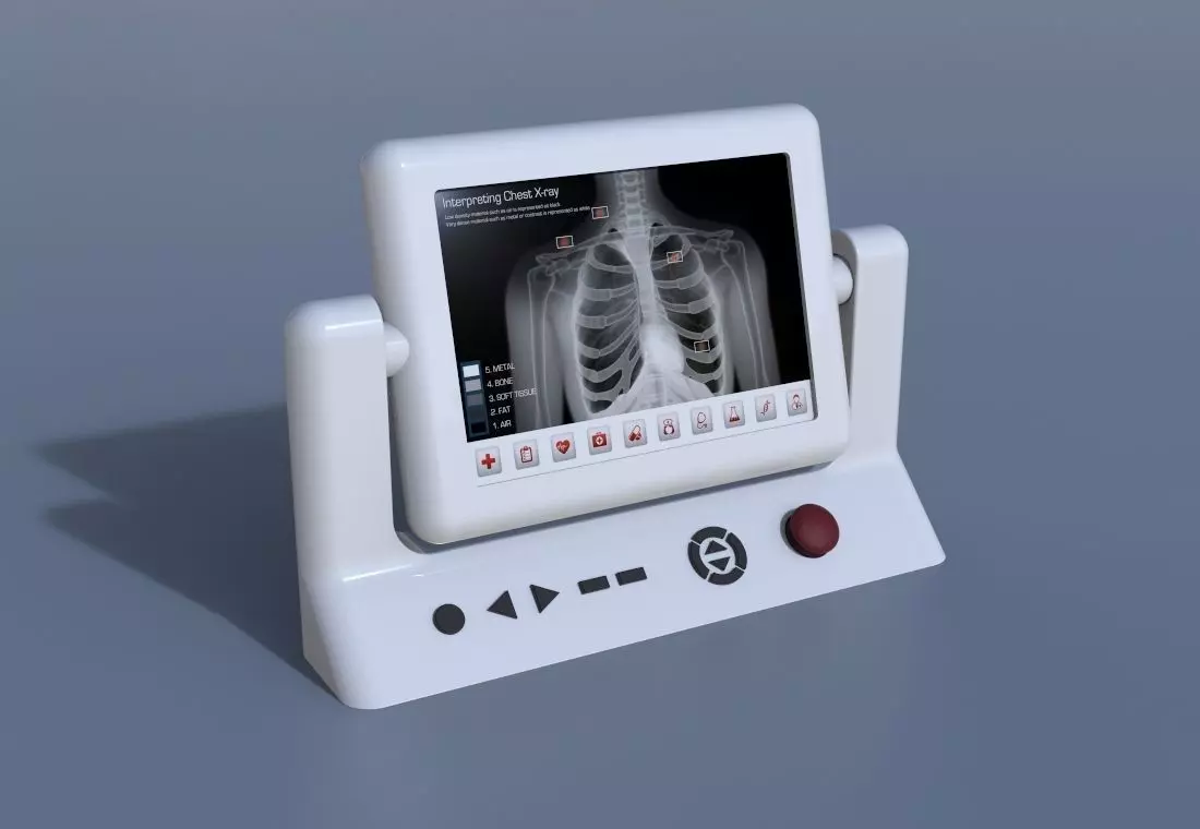 Medical Monitor 3D model