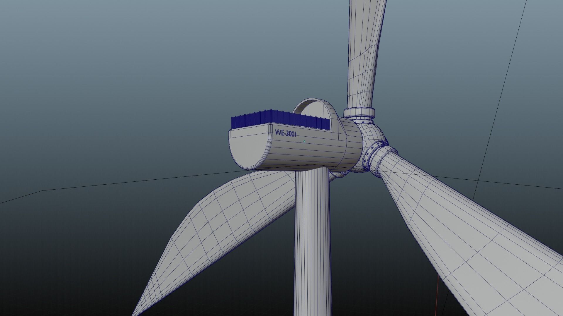 renewable energy windmill 3D model_10