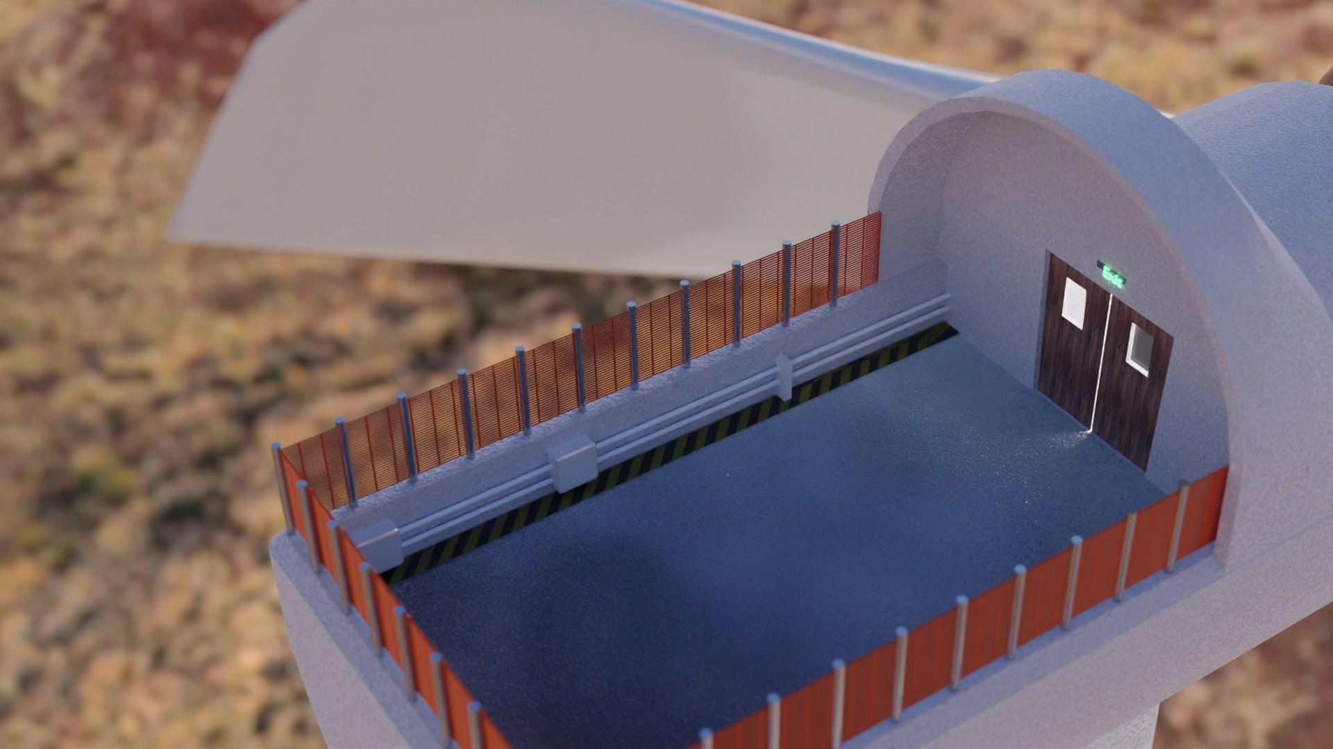 renewable energy windmill 3D model_6