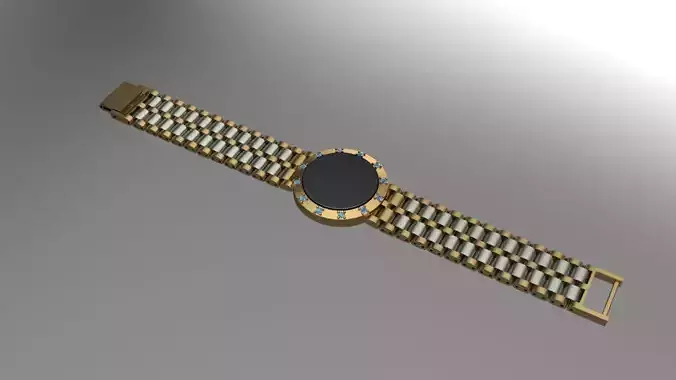 Mobile Gold bracelet with Rolex Watch theme
