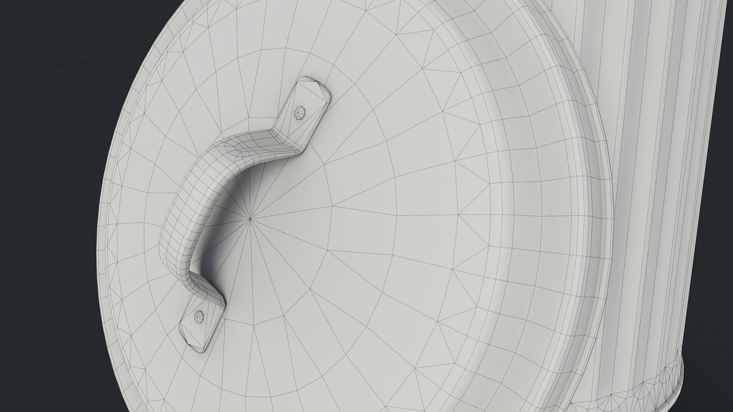 Street Trash Can 45 PBR Game Ready  Low-poly 3D model_26