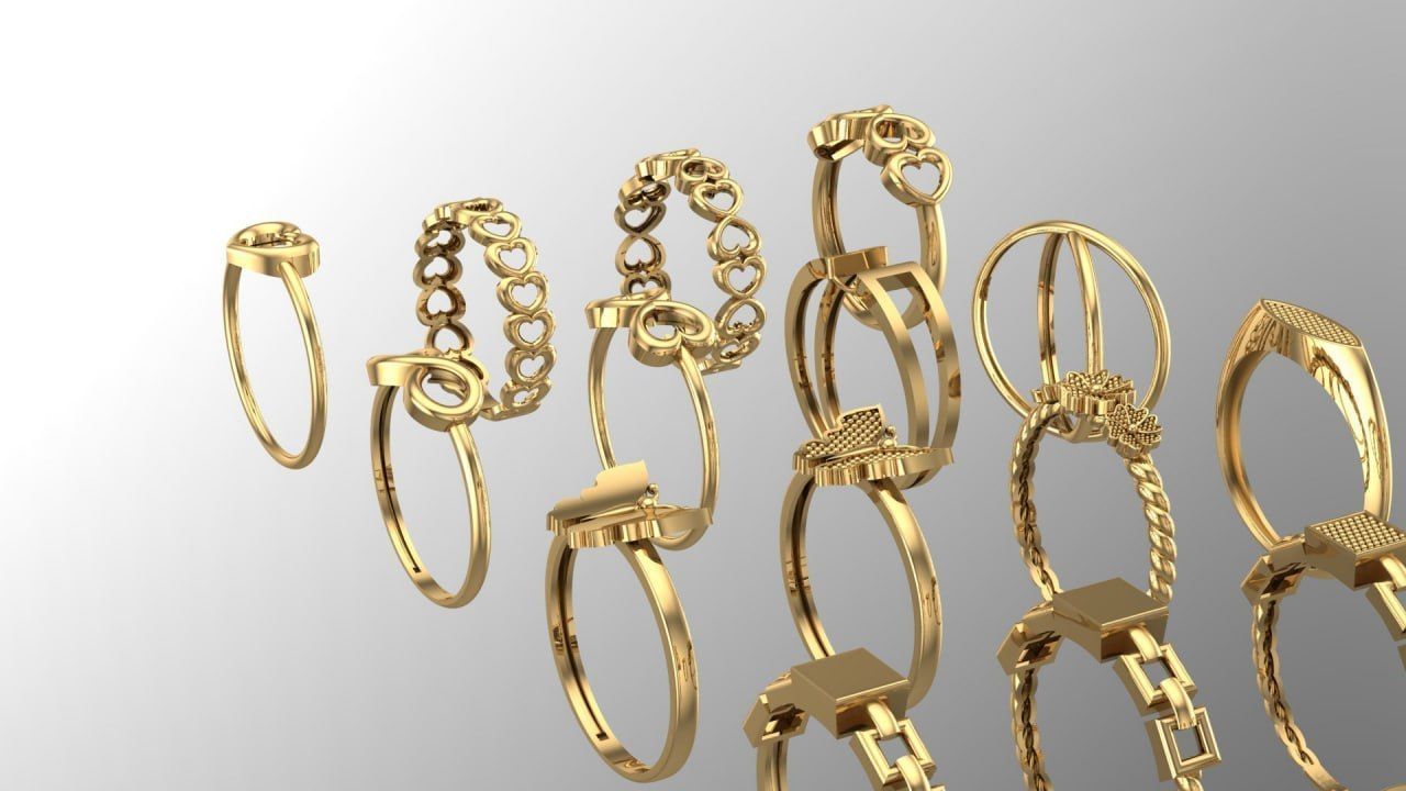 20 minimal ring pack 3D print model_2