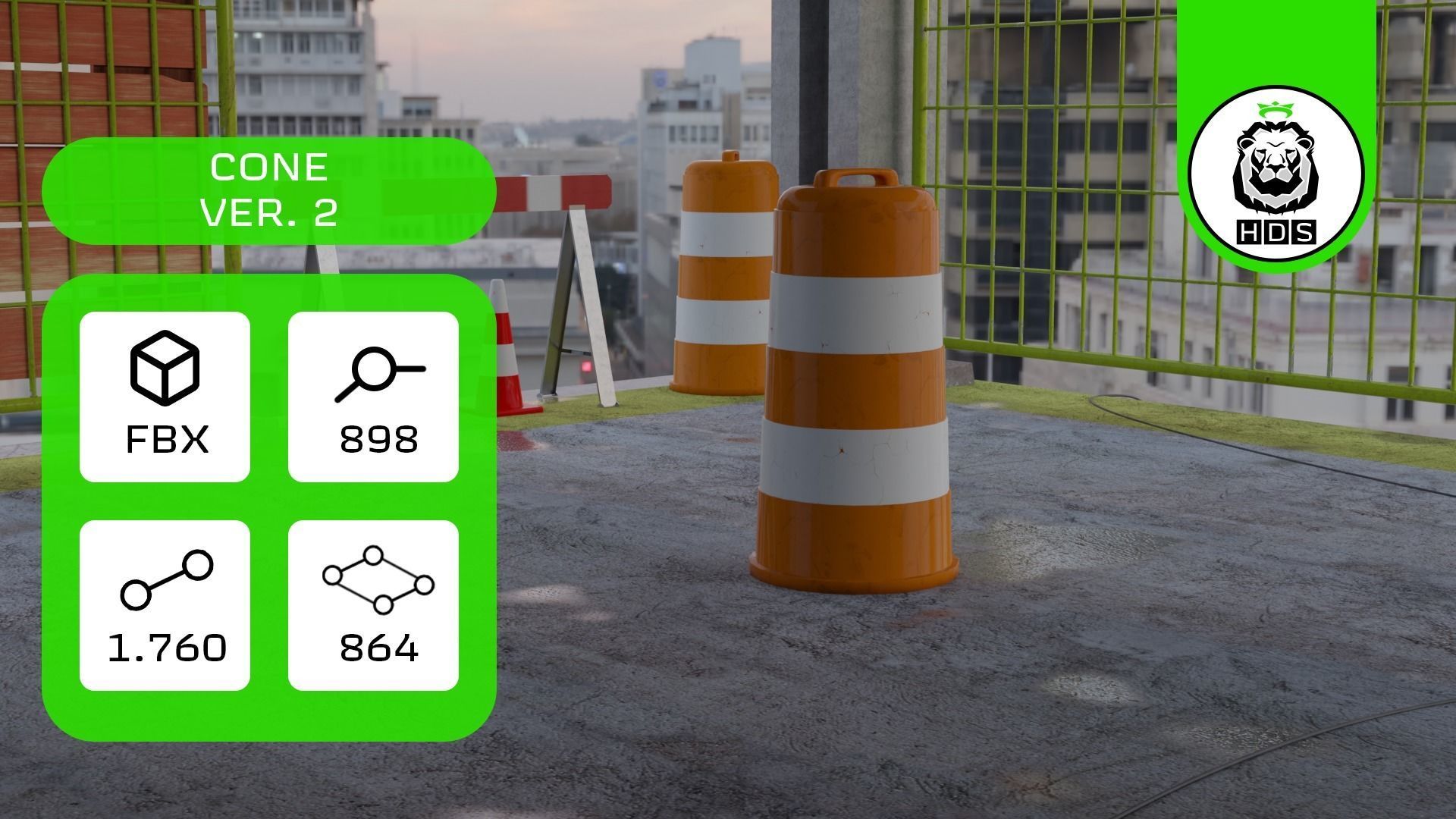 Construction Model Pack Low-poly 3D model_5