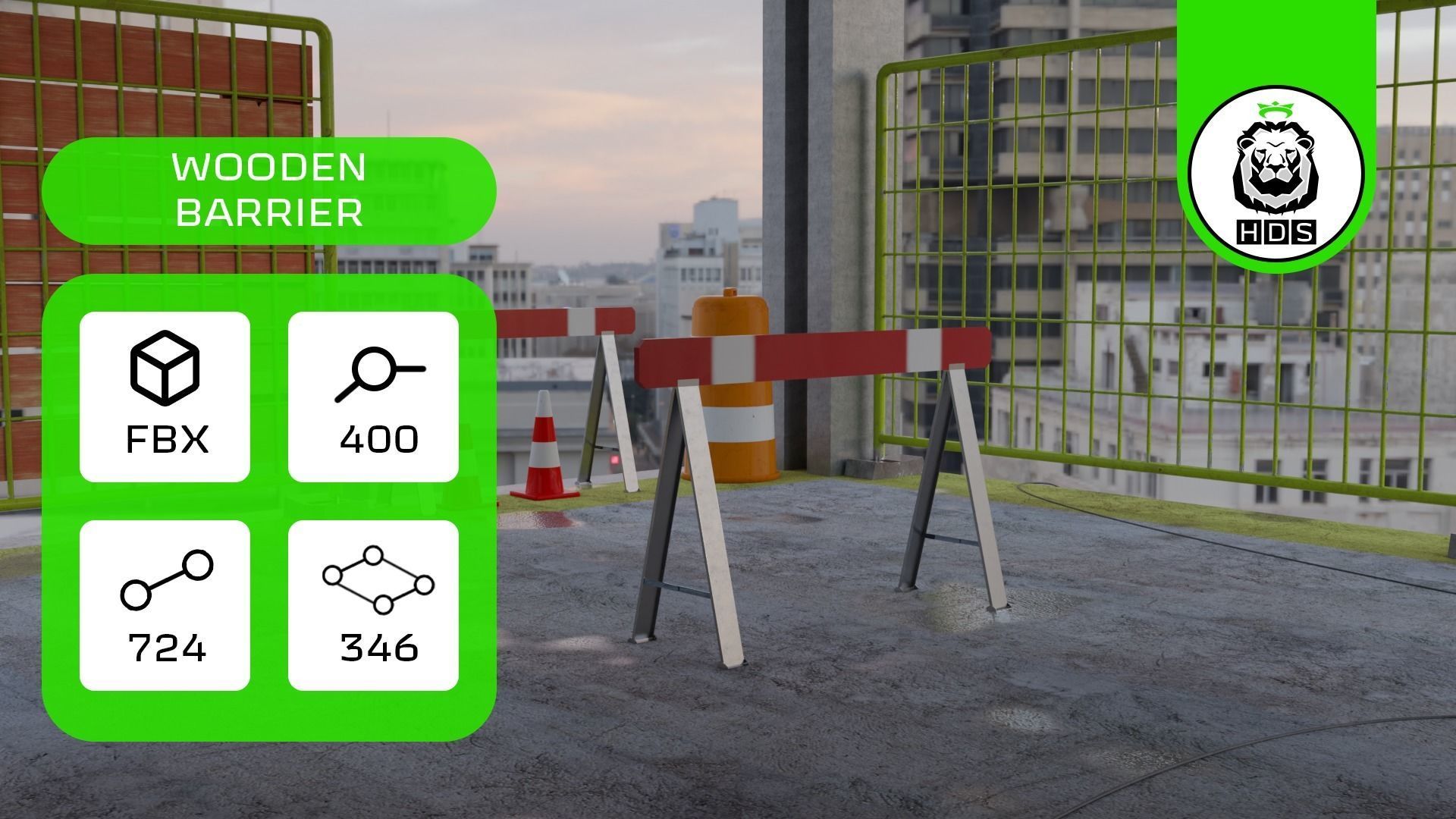 Construction Model Pack Low-poly 3D model_1