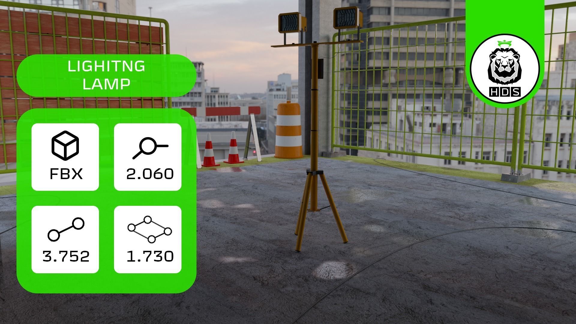 Construction Model Pack Low-poly 3D model_8