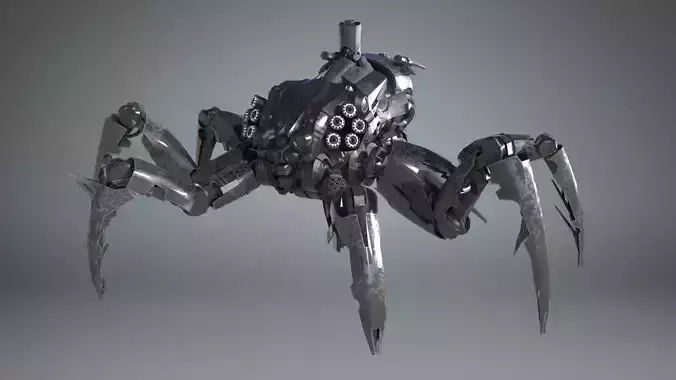 Hexapod Spider Bot 3D model