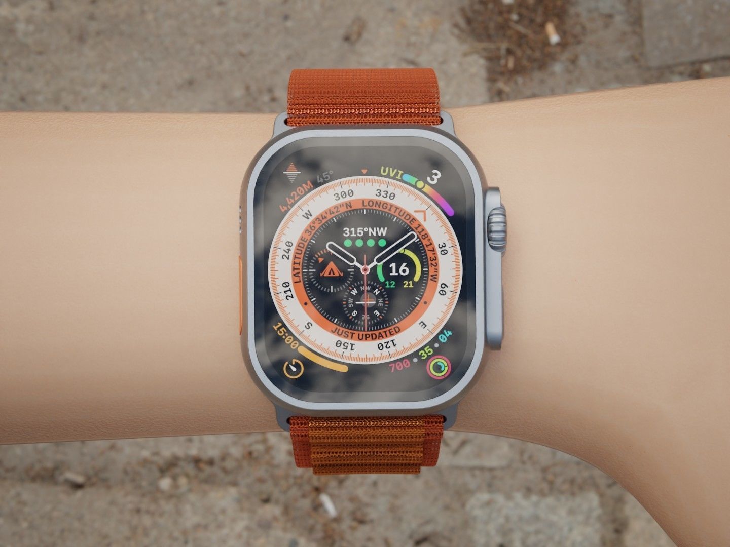 Apple Watch Ultra 2 3D model_8