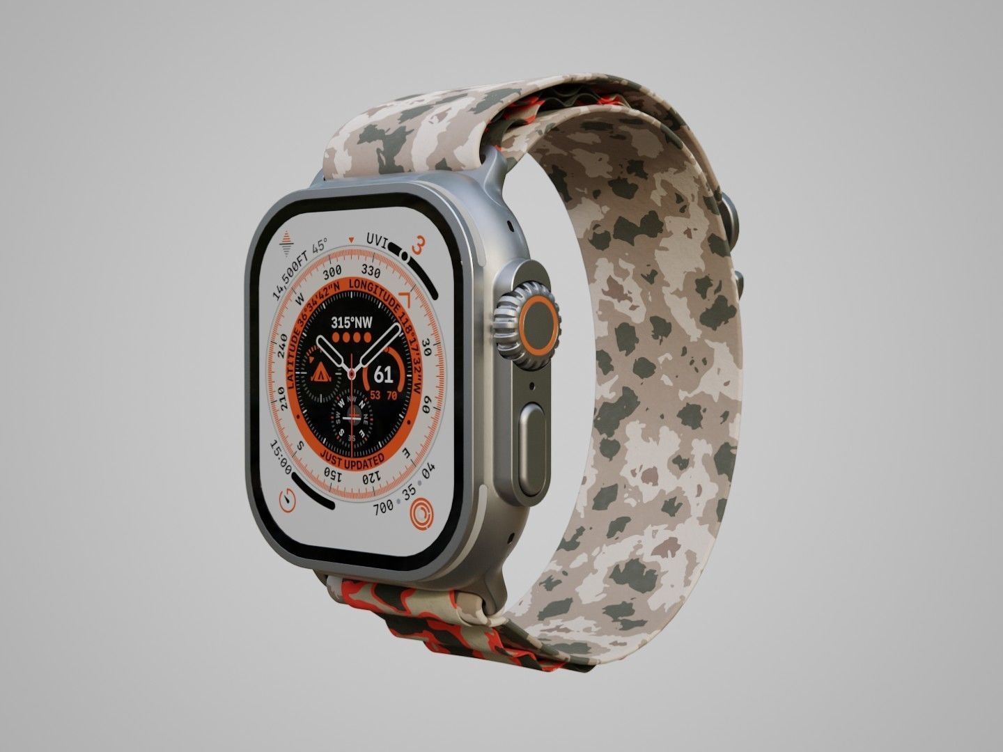 Apple Watch Ultra 2 3D model_10
