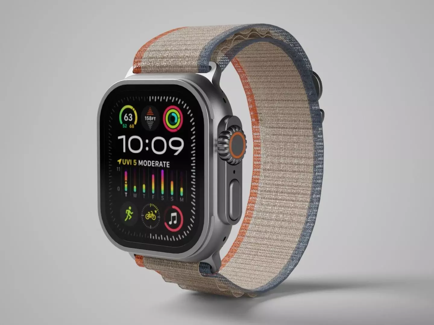 Apple Watch Ultra 2 3D model_0