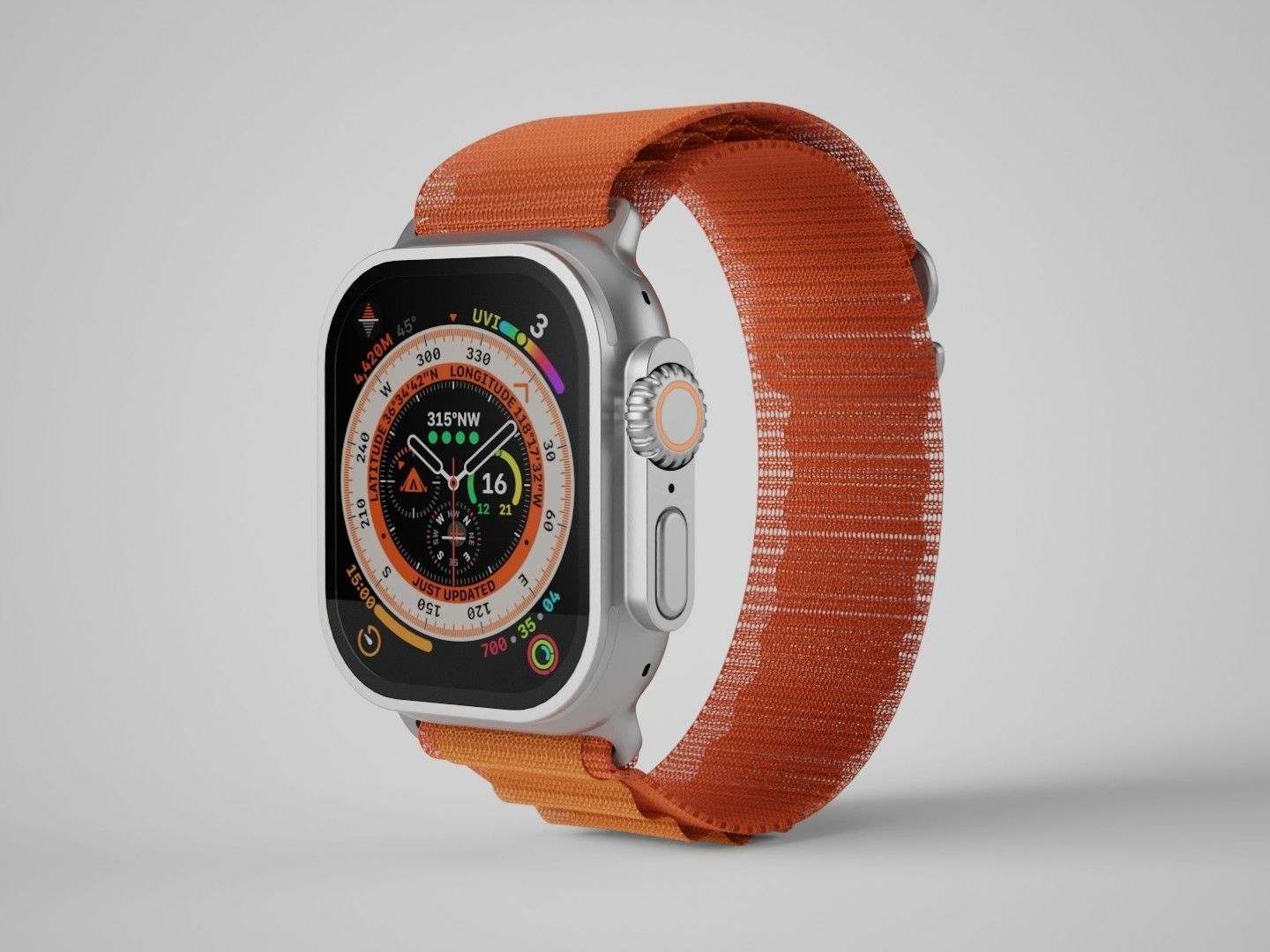 Apple Watch Ultra 2 3D model_7